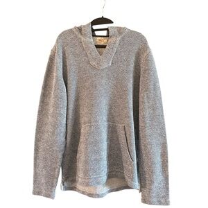 Faherty‎ Whitewater Hoodie Two-Tone Jacquard Herringbone Women’s Size M